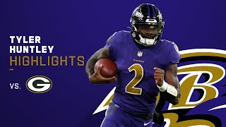 Tyler Huntleys Best Plays in 4TD Game  Week 15 vs Packers  Baltimore Ravens [upl. by Dyl]