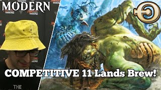 COMPETITIVE 11 Lands Brew  Landless Living End  Modern  MTGO [upl. by Murvyn445]