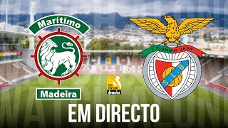 MARÍTIMO x BENFICA  Watch Along [upl. by Anaehr]