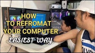 MARUNONG NA SIYANG MAGREFORMAT NG PC [upl. by Normi]