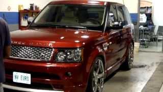 RANGE ROVER SPORT 24quot FORGIATO AGGIO  DONE BY FACTORY TIRE amp RUBBER 4167441414 [upl. by Booma648]