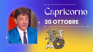 Capricorno ♑️ LOroscopo di Paolo Fox  30 Ottobre 2024  Umore capriccioso ma che creatività [upl. by Targett]