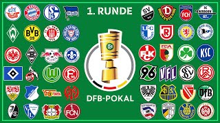 LIVE 🔴 DFB Pokal Auslosung  1 Runde DFB Pokal 202324 🏆 [upl. by Pelaga]