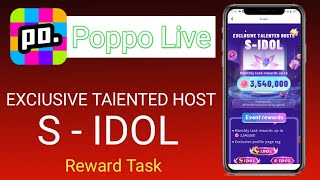 Poppo Live Exclusive Talented Host  How to participate in poppo Live sidol host [upl. by Fariss]