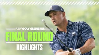 Full Highlights Bryson makes history on Sunday with 58  LIV Golf Greenbrier [upl. by Brennan]