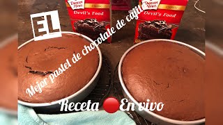 El mejor pastel de chocolate de cajita Modificado🔴Live [upl. by Herriott190]