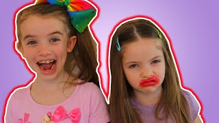 Mini Miranda Sings and Jojo Siwa Slime Challenge [upl. by Weisburgh190]