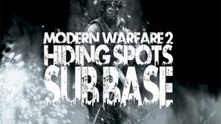 MW2  Hiding Spots  Sub Base HD [upl. by Sualocin]