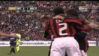 Kakas first goal with Milan against Inter 05102003 [upl. by Leelahk]