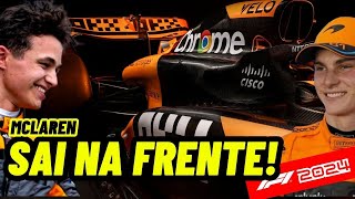 MCLAREN SURPREENDE E SAI NA FRENTE NA FORMULA 1 2024 [upl. by Oiretule982]