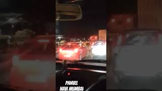 New vlog 01  Full traffic🚦 in panvel navi mumbai  night drive🚘 [upl. by Ak]