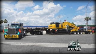 Deberadini Heavy Haul  En Route with a Komatsu PC490 [upl. by Mcarthur]