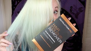 Revolution Pro Hair Color Remover Review [upl. by Xonel]