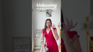 UNBOXING Michael Kors Tote Bag 🖤 My Dream Luxury Bag michaelkors luxuryhaul luxurybag mk [upl. by Notnert]