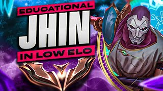 How to play Jhin in low Elo  Jhin ADC Gameplay Guide  League of Legends [upl. by Sivek]