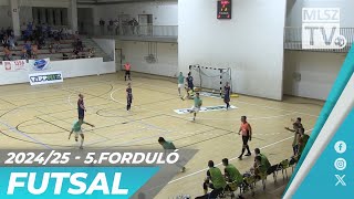 Magyar Futsal Akadémia – A Studio Futsal Nyíregyháza  23  Férfi Futsal NB I  5 forduló  MLSZTV [upl. by Nadia]