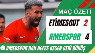 ETİMESGUT 24 AMEDSPOR  MAÇ ÖZETİ [upl. by Roze]