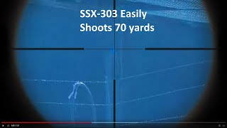 SSx303  Range Test  70 Yards [upl. by Eanar231]