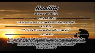 May 17 2020 Sermon HUMILITY Believe Series 30 [upl. by Ythomit]