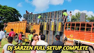 Dj Sarzen full Setup Fitting  Pattamundei Durga Mata Visarjan Kendrapada Odisha [upl. by Assirrak838]