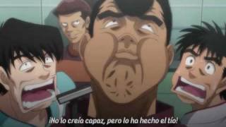 Hajime No Ippo  Takamura afeita las cejas a Aoki [upl. by Ilrebmyk368]