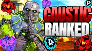 High Level Caustic Ranked Gameplay  Apex Legends No Commentary [upl. by Jarad]