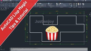 ✨ New LISP Magic AutoCAD Automated Polyline Dimensioning [upl. by Ppilihp398]