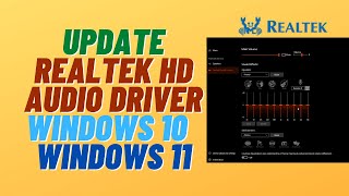 How to Download and Update Realtek HD Audio Driver on Windows 10 or Windows 11 [upl. by Nnyltiac151]