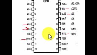 1 CPU Intel 8086  Vue Externe [upl. by Lemak]