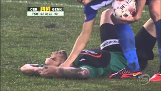 Ridiculous own goal Portier Cercle Brugge against Racing Genk HD [upl. by Haletky]