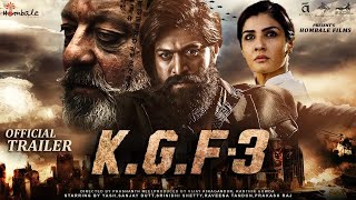 KGF Chapter 3 Trailer  Yash  Prashanth Neel  Raveena Tandon  Kgf 3 Trailer [upl. by Eeleak]