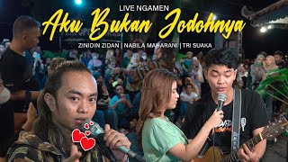 AKU BUKAN JODOHNYA  TRI SUAKA LIVE NGAMEN ZINIDIN ZIDAN NABILA MAHARANI TRI SUAKA [upl. by Vonnie]