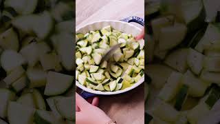 Une recette de pâtes crémeuses courgette féta 🍝​  750g [upl. by Kalindi]