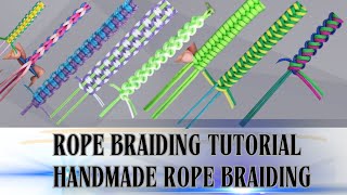 Rope braiding tutorial Handmade rope braiding [upl. by Rena135]