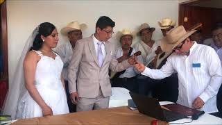 BODA TOTONACA COATZINTLA VER  Y EL JUEZ TROVANDO UNOS VERSOS CON LOS HUAPANGUEROS [upl. by Jardena]