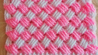 Puntos Tejidos a Crochet Muestra 15 Tutorial Paso a Paso [upl. by Avir51]