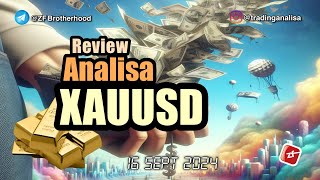 REVIEW Analisa Teknikal XAUUSD tgl 16 Sept 2024 [upl. by Trinity679]