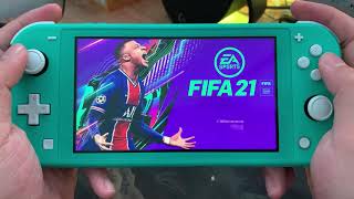 EA Sport FiFa 21 Gameplay On Nintendo Switch [upl. by Noble]