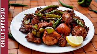 Chilli Capsicum Chicken  Easy and Tasty Chicken Recipe for Weight Watchers [upl. by Zorah]