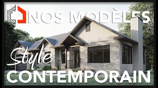 Nos plans de maison modèle  Style contemporain [upl. by Groves881]