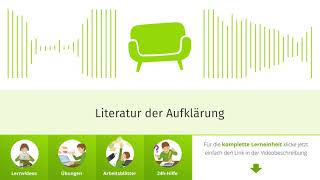 Literatur der Aufklärung einfach erklärt  sofatutor [upl. by Glenda513]