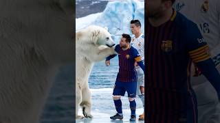 Messi amp Ronaldo in Antarctica ❄️⛄️ [upl. by Shotton]