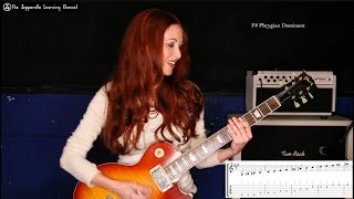 Immigrant Song guitar lesson  improvising a solo and musical modes 2 of 3 Gretchen Menn for ZLC [upl. by Dame]