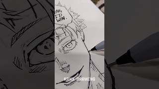 gojo manga drawing🖋️⚡⚡ jjk sketch anime drawing jujutsukaisen shorts viral shortsfeed [upl. by Ulrica]