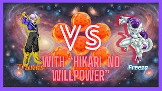 Trunks vs Freeza with quotHikari no Willpowerquot [upl. by Nirrat]