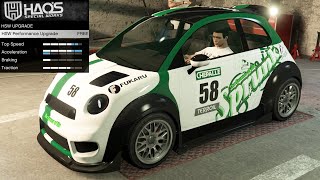 GTA 5  HSW Vehicle Customization  Grotti Brioso RA Fiat 500 Abarth [upl. by Ihtraa]