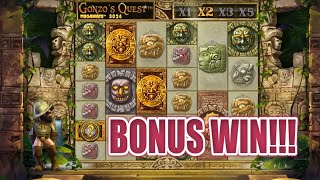 Gonzos Quest MWs  Bonus Win [upl. by Calvert]