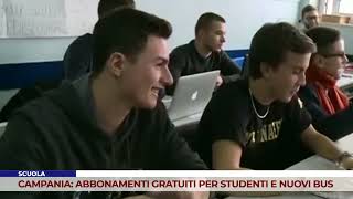 SCUOLA CAMPANIA ABBONAMENTI GRATUITI PER STUDENTI E NUOVI SCUOLABUS [upl. by Powers280]