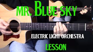 how to play quotMr Blue Skyquot by Electric Light Orchestra ELO Jeff Lynne on guitar [upl. by Masson]