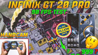 INFINIX GT 20 PRO HANDCAM PUBG BGMI TEST 🔥 BEST GAMING PHONE UNDER 20K BBD infinixgt20pro infinix [upl. by Nocam]